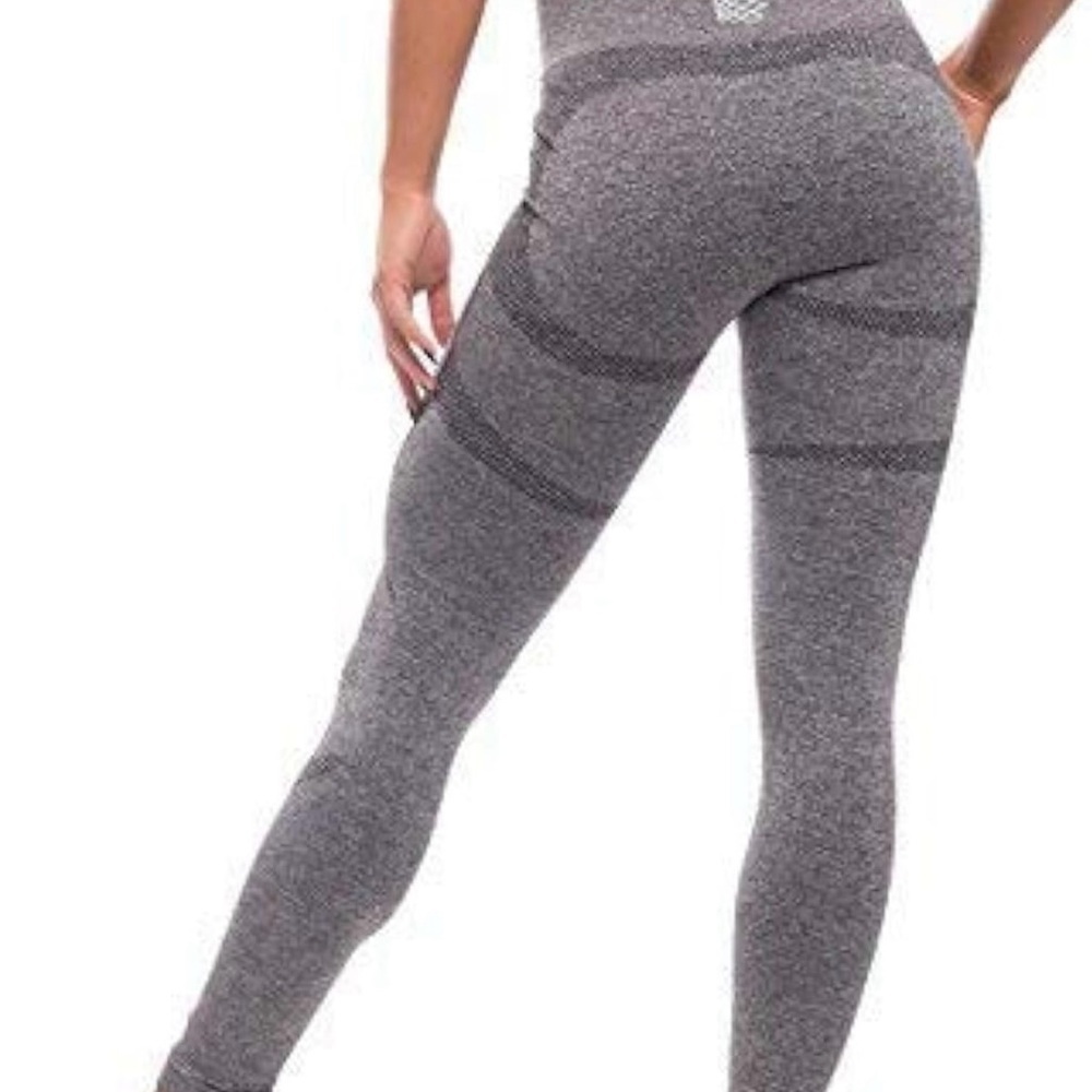 Jed North Gray Leggings with High-Rise Waistband - Picture 2 of 11